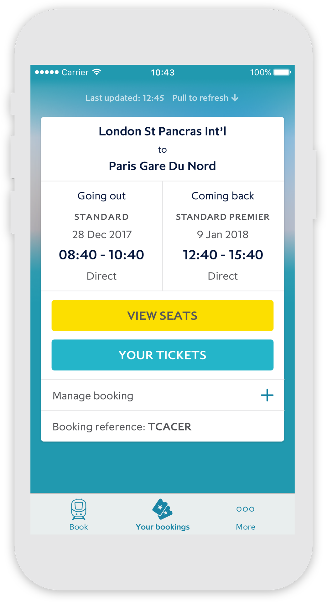 ES App Itinerary