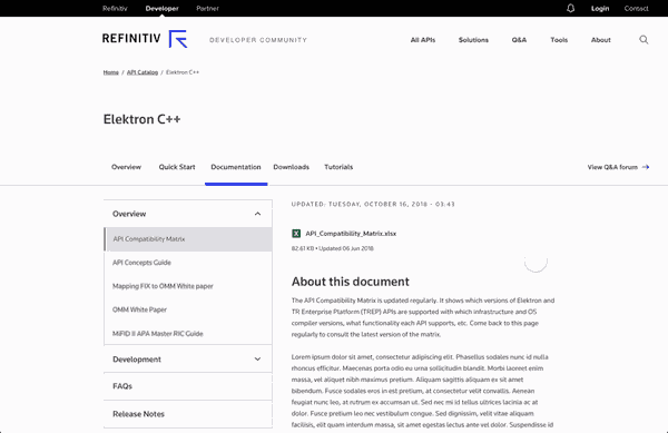 Desktop nav interaction